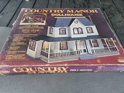 Skilcraft Country Manor 1:12 Dollhouse Kit 8-Room 3-Story 37x20x27 Vintage