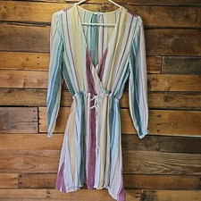 Rails Becca Dress Size Small Cusco Stripe for Anthropologie Neutral Bohemian