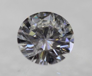 0.48 Carat H Round Brilliant Natural Enhanced EARTH MINED Loose Diamond 4.96mm