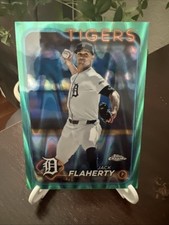 2024 Topps Chrome - Jack Flaherty #56 Aqua Raywave Refractor /199