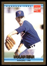Nolan Ryan 1992 Donruss Coca-Cola Nolan Ryan #24 Texas Rangers FREE SHIPPING