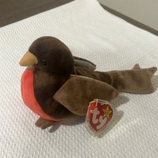 Early the Robin Ty Beanie Baby Vintage Bird with Tag Errors 1997, 1998