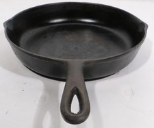 Vintage Antique Cast Iron Skillet Possibly Wagner Ware No. 8 10 5/8" Made in USA
