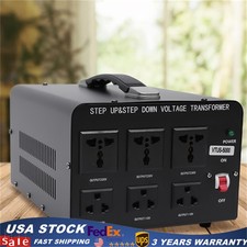 5000W Watt Voltage Converter Transformer Step Up Down 110V to 220V 220V to 110V