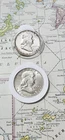 Proof & Mint State 1962 P & D Franklin 50c " Silver/coin"  22.52 Grams Silver