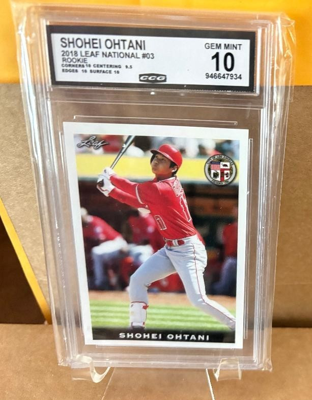 Shohei Ohtani 2018 Leaf National Convention RC #03 Gem Mint 10 ROOKIE ANGELS