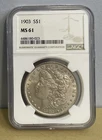1903 MORGAN SILVER DOLLAR NGC MS61
