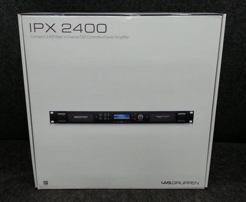LAB.GRUPPEN IPX2400 IPX Series 2-Channel DSP Controlled Power Amplifier 2400W*