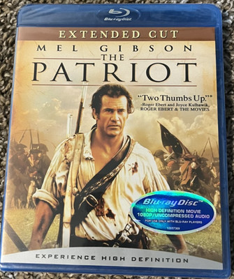 The Patriot: Extended Cut Blu-Ray - Brand New / Sealed - Mel Gibson