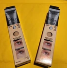 2 X LOREAL N1-2 FAIR True Match Eye Cream Concealer Hyaluronic Acid Free Ship