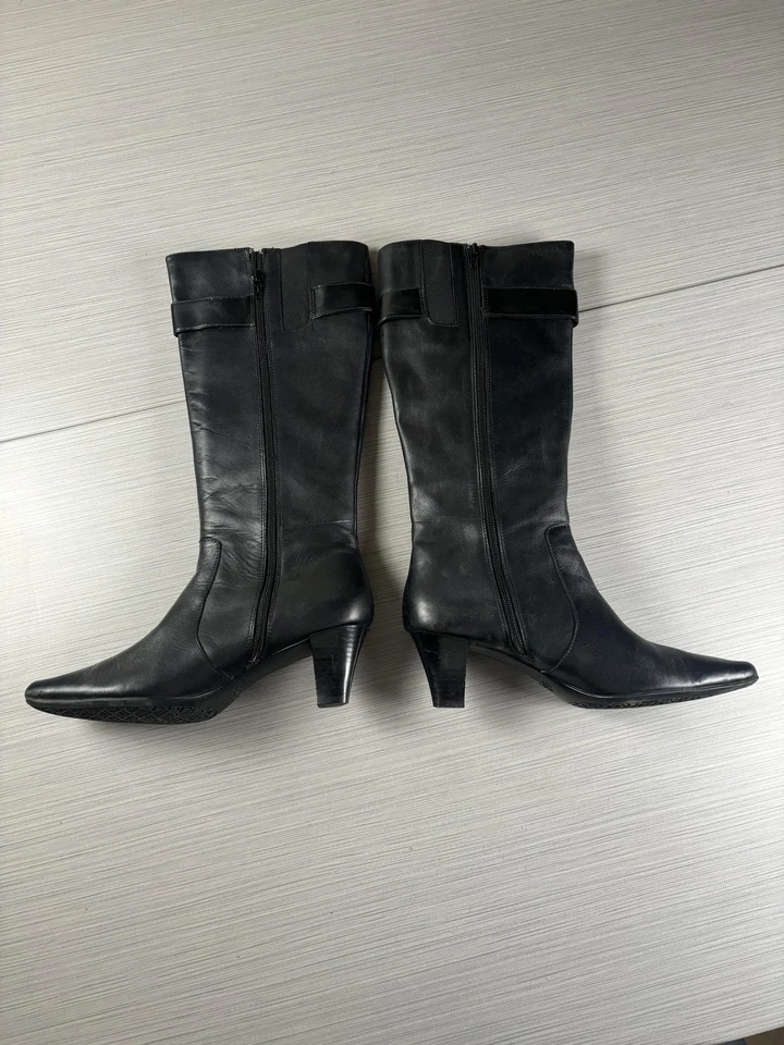 Botas Anne Klein para mujer talla 8,5 negras iFlex Giada punta tacón AK7GIADA Foto 4 de 4