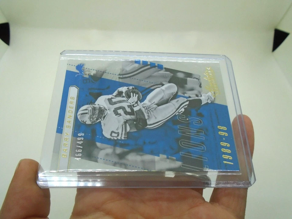 2017 PANINI ABSOLUTE RETIRED #119 BARRY SANDERS /499 - Image 3 of 4