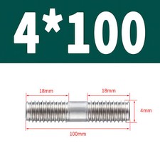 M4 20-250MM DOUBLE END THREADED STUD BAR ROD BOLTS SCREWS A2 304 STAINLESS STEEL