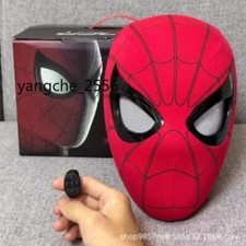 NEW 1:1 Spiderman Full Helmet Wearable Mask Remote Control Cosplay Props Gifts