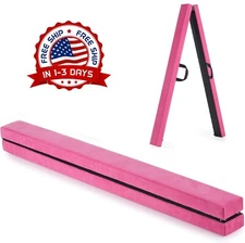 Viga de equilibrio para gimnasia con asas de transporte y base antideslizante US