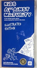 Kids Against Maturity Game Illustrated Edition Complete Fun Family Game Age 10+