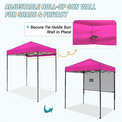 EAGLE PEAK Instant Pop Up Baldachin mit verstellbarer Sonnenwand 6x4 - Bild 62 von 162