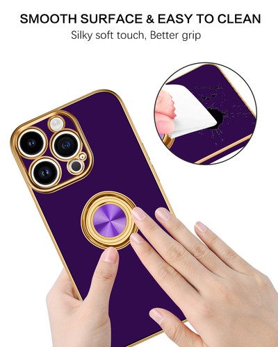 For iPhone 15 14 13 12 11 Pro Max Shockproof Kickstand Ring Rugged Case Cover - Picture 113 of 199