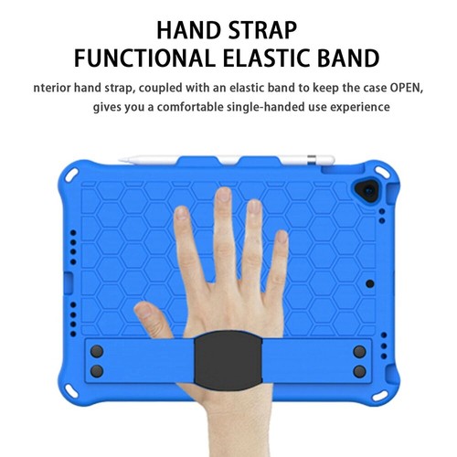 Rubber Stand Case Cover With Strap For iPad Mini Air Pro 1 2 3 4 5/6/7/8/9th Gen - Picture 25 of 84