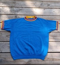 Vtg 60s Shirt Sweatshirt Towncraft Penneys Creslan Acrylic Sz. L " Notre Dame"