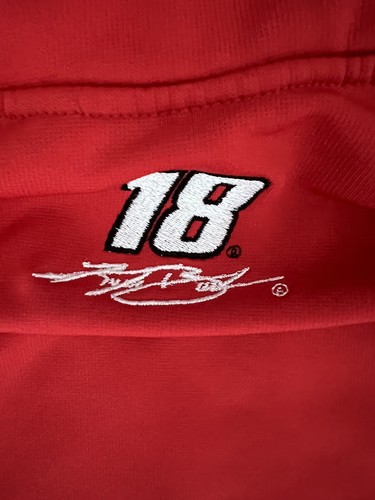 M&M's Racing 1/4 Zip Activewear Top Logo Red Size XL I2 - Picture 10 of 10