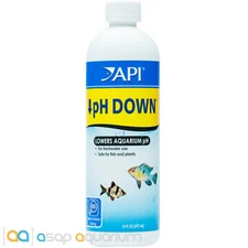 API pH Down 16oz Lowers Freshwater Aquarium pH Safe for Plants and Fish