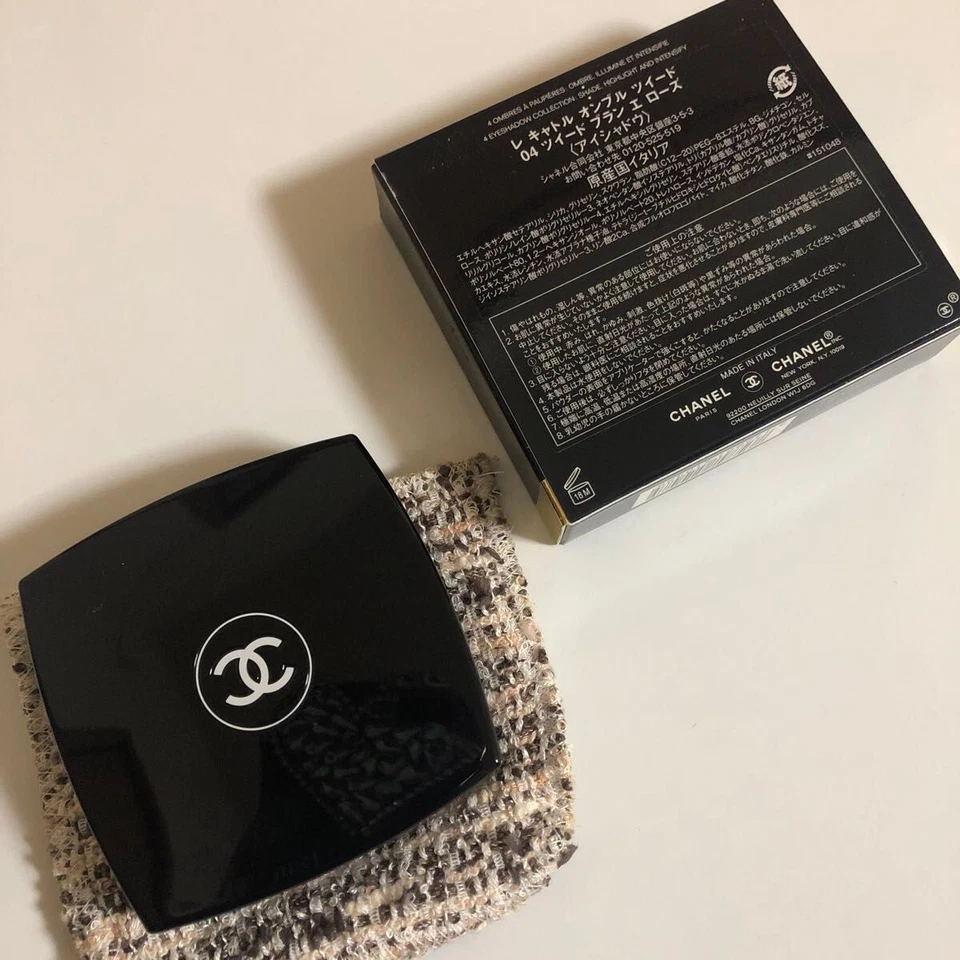 CHANEL LES 4 OMBRES 04 TWEED BRUN ET ROSE (2g / 0.07oz) Limited Edition 2022 - Image 3 of 3