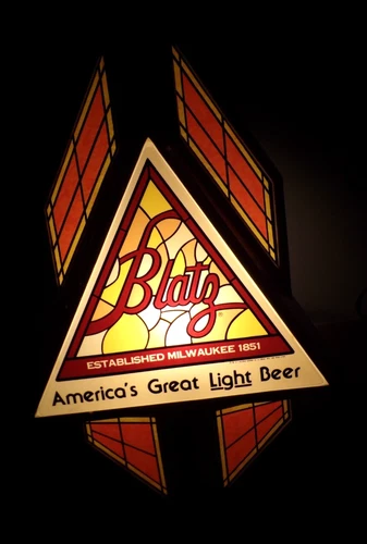Vintage Blatz Beer Light Up Sign ( A )