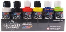Createx Wicked 2oz Opaque Primary Set W131
