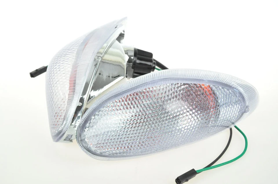 Señal de giro con bombilla compatible con Suzuki 1998-2006 Katana GSX600/750 CHK transparente Foto 2 de 4