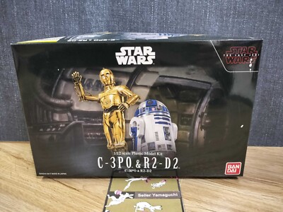 Star Wars The Last Jedi C-3PO R2-D2 1/12 Scale Plastic Model Kit
