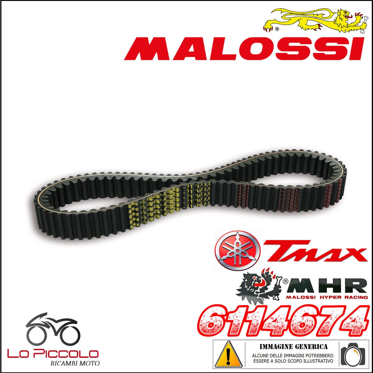 Cinghia Malossi Cinghia Trasmissione MALOSSI X K KEVLAR BELT MHR