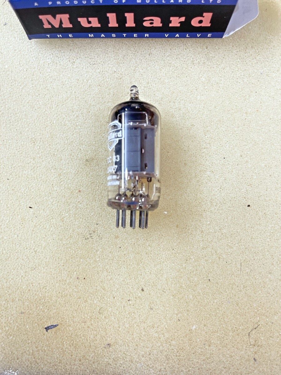 Mullard 12AX7 ECC83 1955 Square getter Tested Good Balanced | eBay