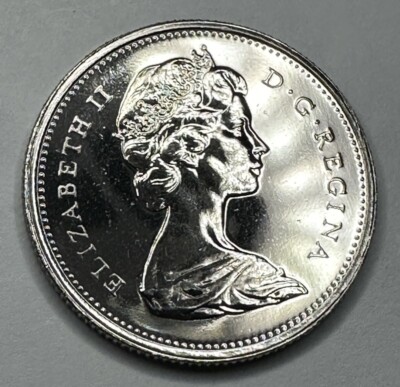 1976 Canadian 25Cent Quarter Proof-Like Coin Uncirculated
