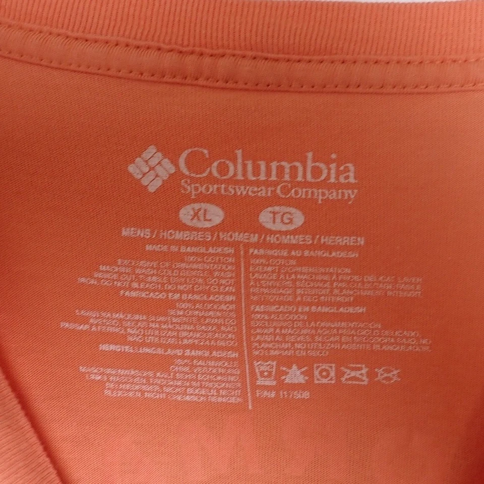 Camiseta Columbia PFG Pesca 100% Algodón Gráfico Básico Hombre Talla XL Foto 3 de 4