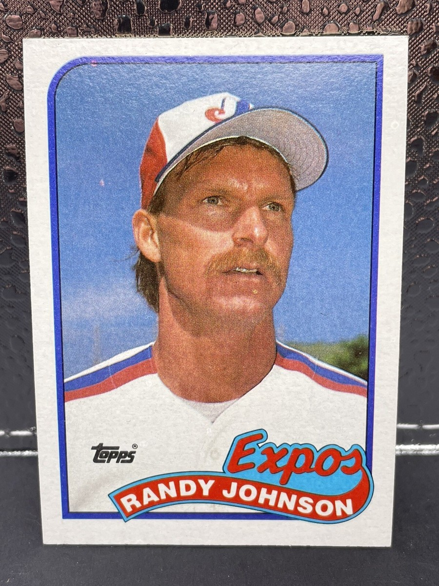 その他 RANDY JOHNSON ROOKIE Rare Error 1989 Topps Randy Johnson Rookie #647 Montreal