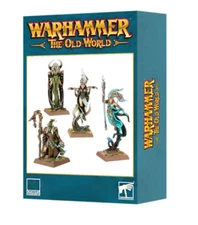 Warhammer TOW Wood Elf Realms: 4 Wood Elf Mages NEW in BOX