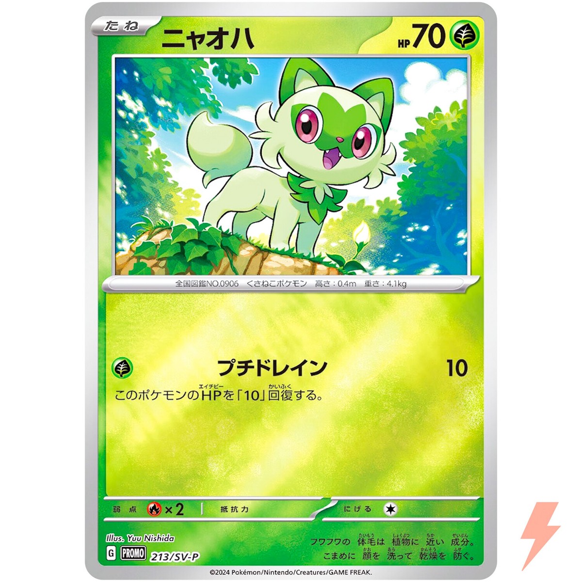 Sprigatito 213/SV-P Summer of Pokeca is Here! Promo Card Get