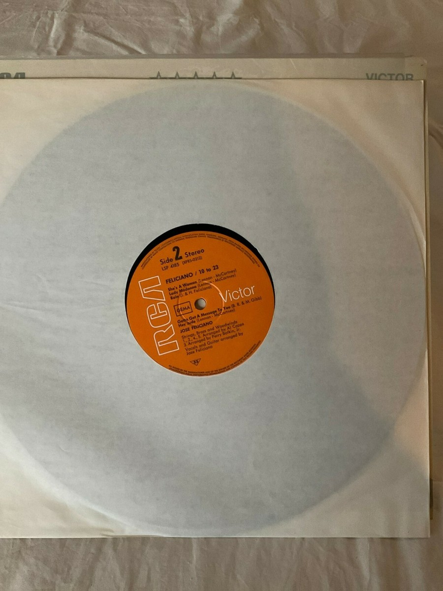 ホセ・フェリシアーノ [１０・トゥ・２３] Feliciano: 10 to 23 Vintage Vinyl Record | eBay