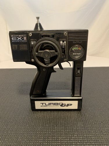 Vintag RC KO PROPO Expert EX-II Racing Super Steering Radio Controller Powers Up