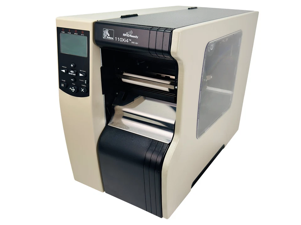 Refurbished Zebra 110Xi4 Thermal Transfer Label Printer 300 DPI 1 Year Warranty - Image 3 of 4