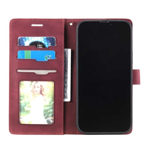 For iPhone 14 13 12 11 XS XR SE 8 7 RFID Blocking Card Wallet Leather Case Cover - Picture 35 of 38