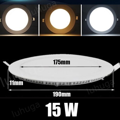 LED Panel Einbaustrahler Deckenleuchte Einbau Leuchte rund spot flach slim 230V - Bild 16 von 19