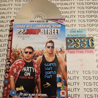 22 Jump Street DVD Disc And Artwork Only Fast Free UK