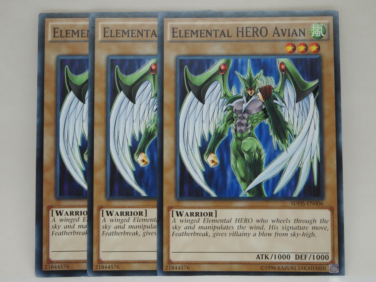 Elemental HERO Avian SDHS-EN006 Common Unlimited x3 NM