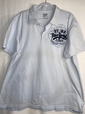 Old Navy Men's Vintage Blue Short Sleeve Polo Shirt XL