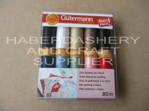 Gutermann Cotton Quilting, Hand Sewing Threads