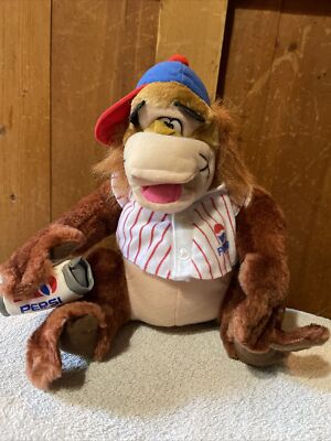 Vintage 1996 PEPSI Advertising 8  Plush Gorilla Nanco! Pepsi Co.