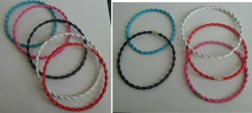 Bracciali di bigiotteria d'argento in smalto