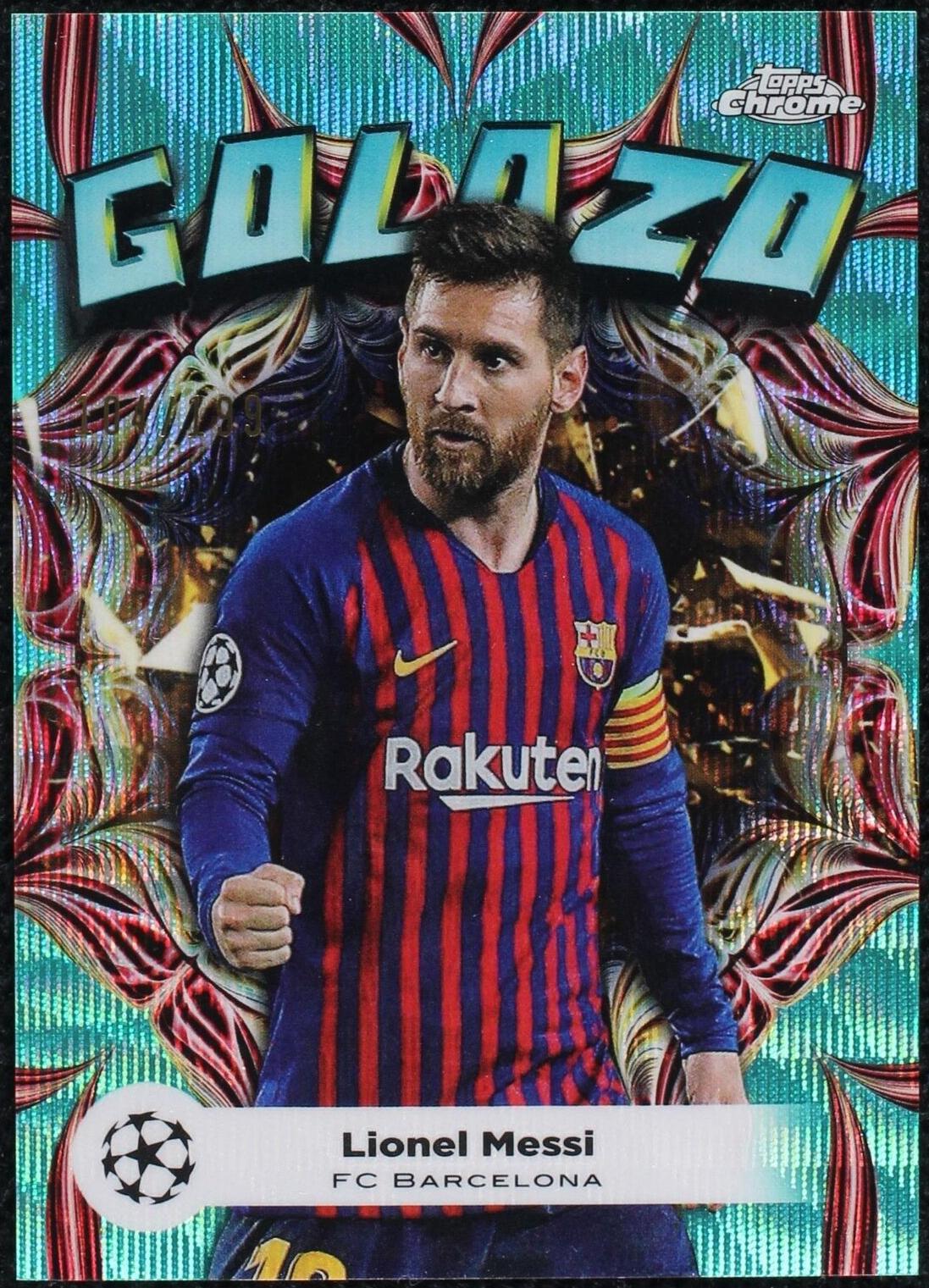 topps Chrome GOLAZO メッシ　199シリ topps Chrome GOLAZO メッシ 199シリ 2023-24 Topps Chrome UEFA